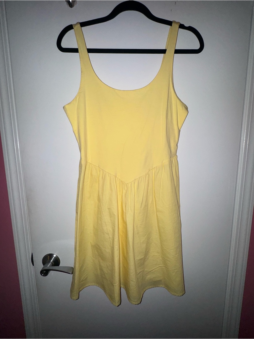 Sleeveless Yellow Summer Dress